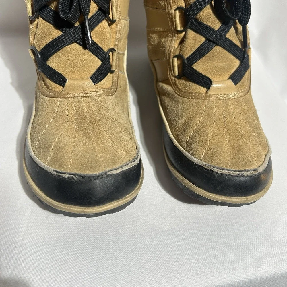 SOREL Womens Winter Snow Tivoli II Suede Short Boot NL2089-373 Sz 8.5 Waterproof